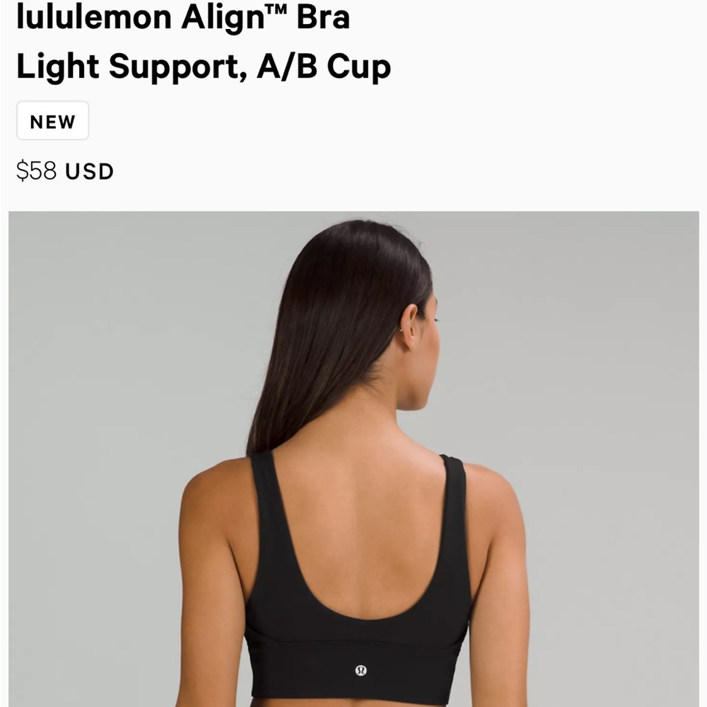 lululemon align sports bra